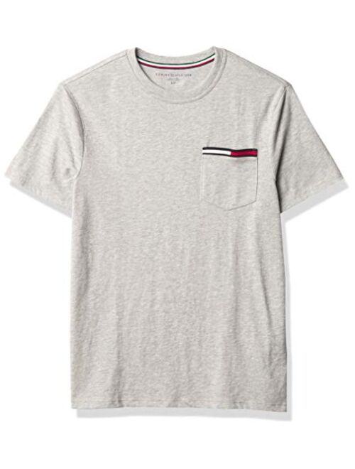 Tommy Hilfiger Men's Essential Short Sleeve Cotton Crewneck Pocket T-Shirt