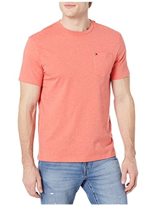 Tommy Hilfiger Men's Essential Short Sleeve Cotton Crewneck Pocket T-Shirt