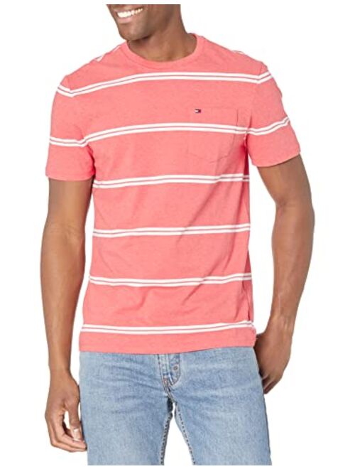 Tommy Hilfiger Men's Essential Short Sleeve Cotton Crewneck Pocket T-Shirt