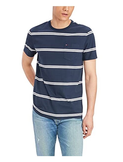 Tommy Hilfiger Men's Essential Short Sleeve Cotton Crewneck Pocket T-Shirt