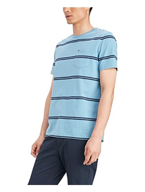 Tommy Hilfiger Men's Essential Short Sleeve Cotton Crewneck Pocket T-Shirt