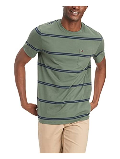 Tommy Hilfiger Men's Essential Short Sleeve Cotton Crewneck Pocket T-Shirt