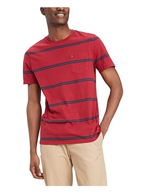 Tommy Hilfiger Men's Essential Short Sleeve Cotton Crewneck Pocket T-Shirt