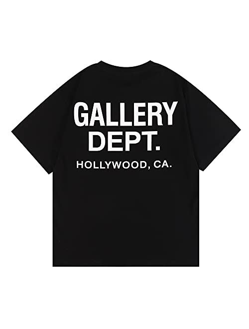 Buy Generic Gallery Dept Shirt for Men Hip Hop Alphabet Print T-Shirts ...