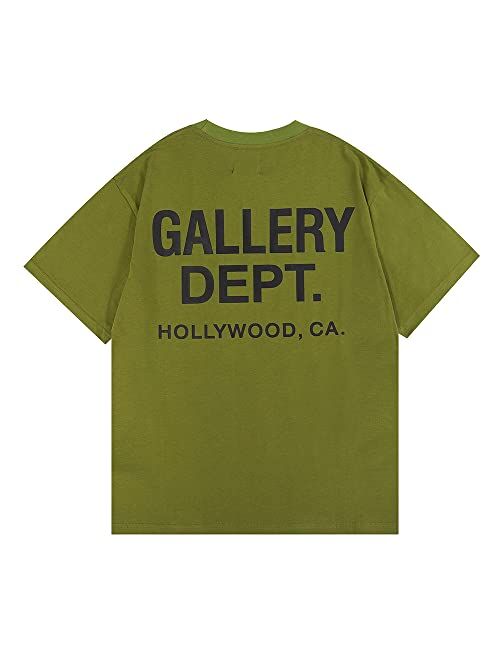 Generic Gallery Dept Shirt for Men Hip Hop Alphabet Print T-Shirts Crewneck Fashion Short Sleeve Shirts Unisex Casual Tees Tops