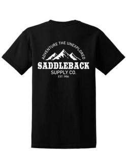 Saddleback Supply Men's Vintage Classic Logo Heavyweight Cotton T-Shirt