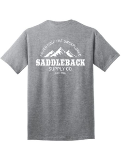 Saddleback Supply Men's Vintage Classic Logo Heavyweight Cotton T-Shirt