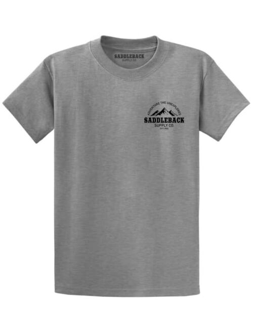 Saddleback Supply Men's Vintage Classic Logo Heavyweight Cotton T-Shirt