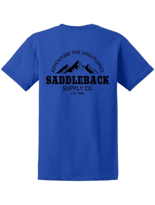 Saddleback Supply Men's Vintage Classic Logo Heavyweight Cotton T-Shirt