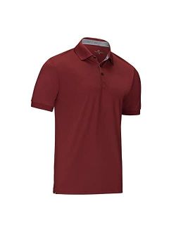 Mio Marino Golf Polo Shirts for Men - Dry Fit - Ultra-Thin Breathable Fabric