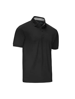 Mio Marino Golf Polo Shirts for Men - Dry Fit - Ultra-Thin Breathable Fabric