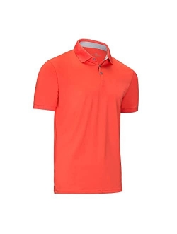 Mio Marino Golf Polo Shirts for Men - Dry Fit - Ultra-Thin Breathable Fabric