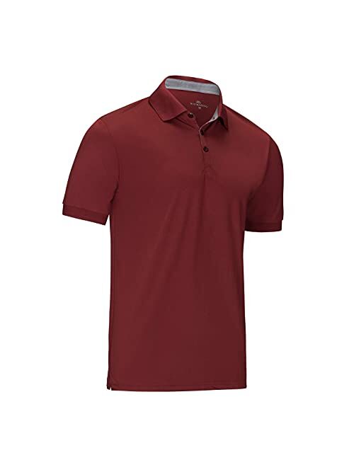 Marino Avenue Mio Marino Golf Polo Shirts for Men - Dry Fit - Ultra-Thin Breathable Fabric