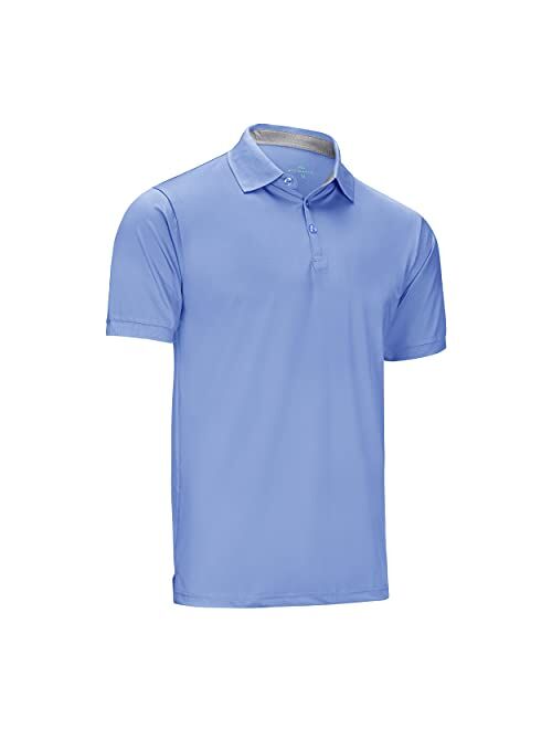 Marino Avenue Mio Marino Golf Polo Shirts for Men - Dry Fit - Ultra-Thin Breathable Fabric