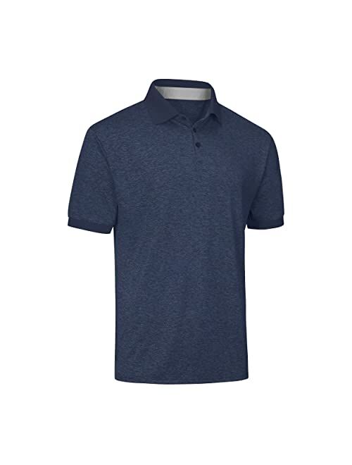 Marino Avenue Mio Marino Golf Polo Shirts for Men - Dry Fit - Ultra-Thin Breathable Fabric