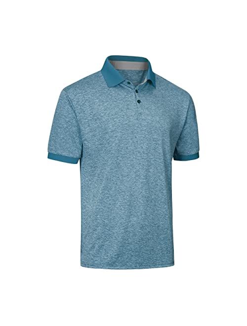 Marino Avenue Mio Marino Golf Polo Shirts for Men - Dry Fit - Ultra-Thin Breathable Fabric