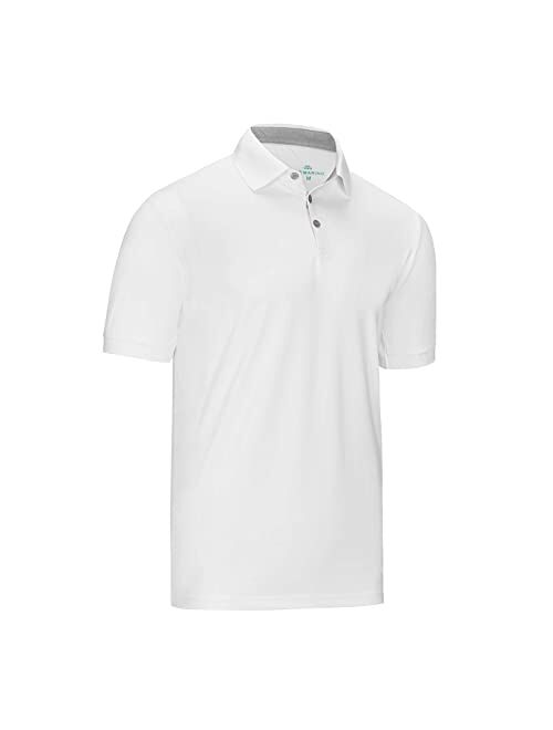 Marino Avenue Mio Marino Golf Polo Shirts for Men - Dry Fit - Ultra-Thin Breathable Fabric