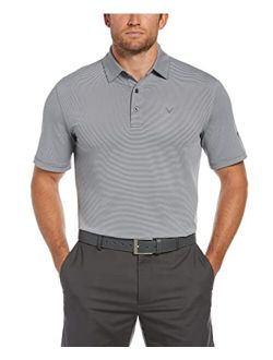 Callaway Men's Fine Line Stripe Short Sleeve Golf Polo Shirt