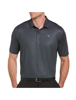 Callaway Men's Fine Line Stripe Short Sleeve Golf Polo Shirt