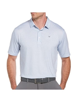 Callaway Men's Fine Line Stripe Short Sleeve Golf Polo Shirt