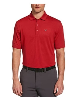 Callaway Men's Fine Line Stripe Short Sleeve Golf Polo Shirt