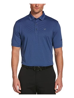 Callaway Men's Fine Line Stripe Short Sleeve Golf Polo Shirt