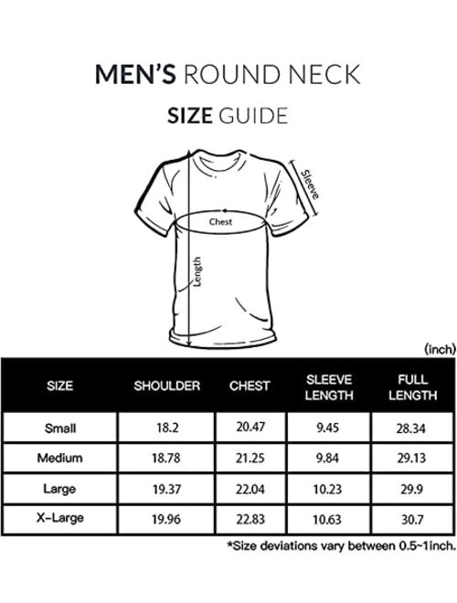 Tenpai Fashion Men's Big V Letter Shirt Hip Hop T Shirt Cotton Graphic Shirts Short Sleeve Loose Tee Tops for Men Women