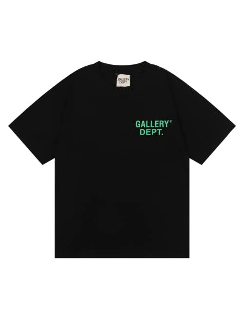 NNROOXLF Summer Gallery Dept Shirt for Men Women Classic Letter Logo T Shirts Street Trend Fashion Short Sleeve Tee Tops