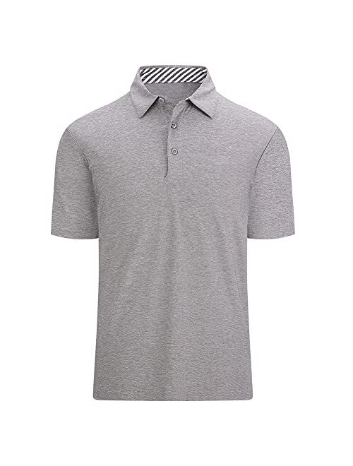 LBL Leading the Better Life Men's Golf Polo Shirt Sport Tactical Shirts Short Sleeve Casual Tennis T-Shirt