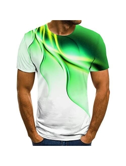 RJRA Men's Short Sleeve T-Shirt 3D Print Graphic T-Shirt