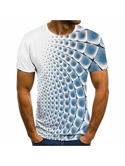 RJRA Men's Short Sleeve T-Shirt 3D Print Graphic T-Shirt