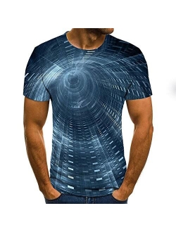 RJRA Men's Short Sleeve T-Shirt 3D Print Graphic T-Shirt