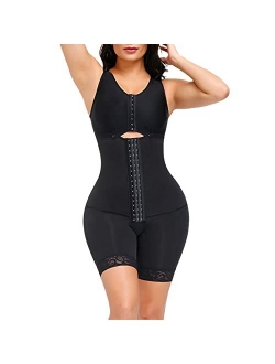 M MYODRESS Fajas Colombianas Shapewear for Women Tummy Control Full Body Shaper Waist Trainer Bodysuit Compression Garment