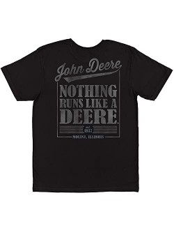 Men's Nothing Runs Like A Deere Print Short Sleeve T-Shirt