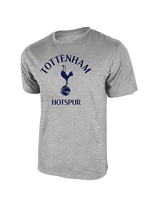 Icon Sports Mens Tottenham World Soccer Team Graphic Print Short Sleeve Cotton T-Shirt