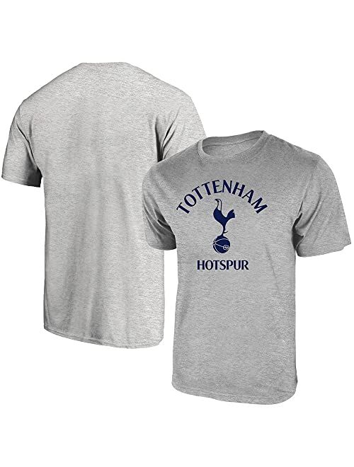 Icon Sports Mens Tottenham World Soccer Team Graphic Print Short Sleeve Cotton T-Shirt