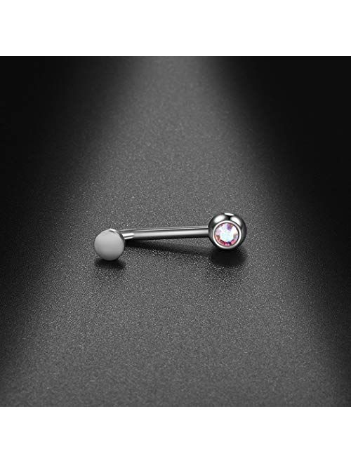 Xpircn 14G Titanium Christina Piercins Barbell VCH Bar Genital Jewellery