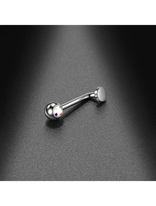 Xpircn 14G Titanium Christina Piercins Barbell VCH Bar Genital Jewellery