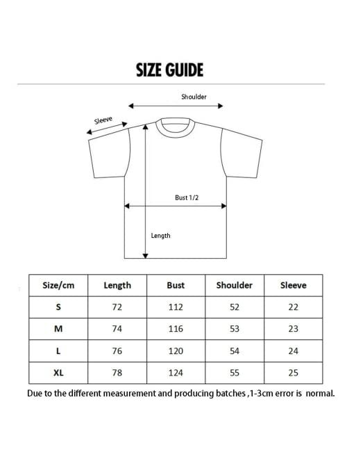 Generic Gallery Dept T-Shirts for Men Graphic Fashion Short Sleeve Shirts Hip Hop Street Cotton Casual Loose Tees Tops for Women