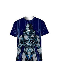 DILTHMU Halo Master Chief 3D Printed T-Shirt Unisex Casual Summer T-Shirts Personality Crewneck Short Sleeve Tops Tee