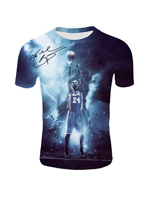 D.P Mens R.I.P Number 8 24 Basketball T-Shirt Unisex Shirts Superstar Short Sleeves Women's Tees