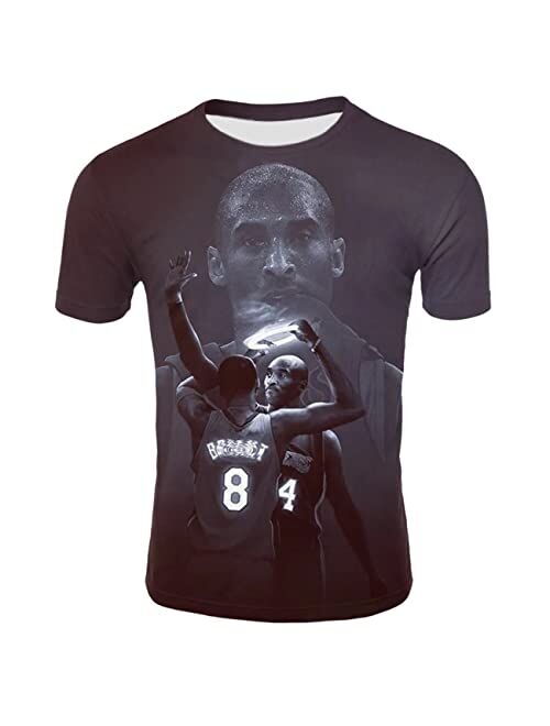 D.P Mens R.I.P Number 8 24 Basketball T-Shirt Unisex Shirts Superstar Short Sleeves Women's Tees