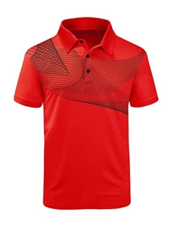 LLdress Men's Golf Polo Shirts Short Sleeve Summer Casual Outdoor Sports Tennis T-Shirt