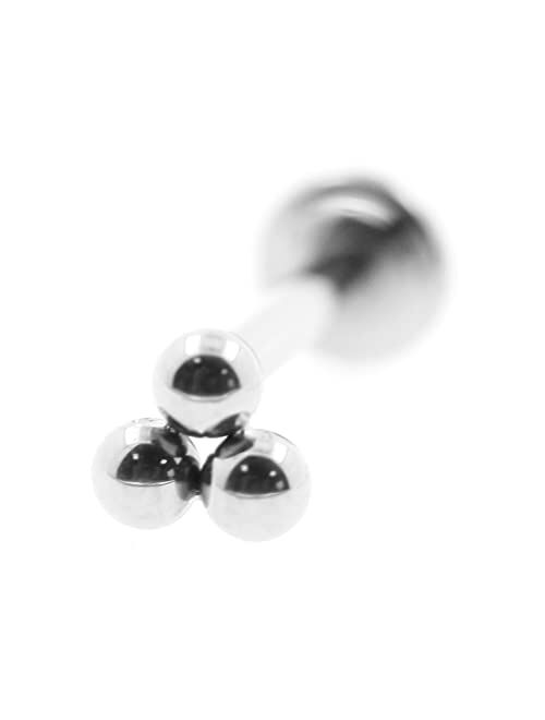 NewkeepsR 20g/18g/16g G23 Titanium Press Fit Threadless Push Pop in Labret Lip Monroe Tragus Earring Stud