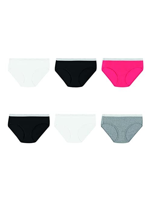 Hanes Women's Sporty Cotton Hipster Underwear, Available in Multiple Pack Size(Colors May Vary)