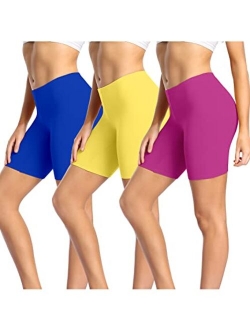 wirarpa Women's Anti Chafing Cotton Underwear Boy Shorts Long Leg Boyshorts Panties 3 Pack