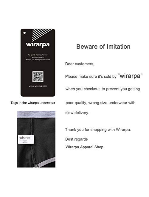 wirarpa Women's Cotton Underwear High Waist Stretch Briefs Soft Underpants Breathable Ladies Panties 4 Pack