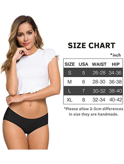 Wealurre Cotton Bikini Women's Breathable Panties Seamless Comfort Underwear