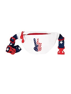 American Flag Fanny Packs for July 4th BBQs and Summer Pool Parties (Dream Team USA, One Size)