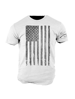 Grunt Style America Patriotic Flag Men’s Shirt